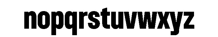 Dwight CondensedBold Font LOWERCASE