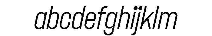 Dwight CondensedLightItalic FONT