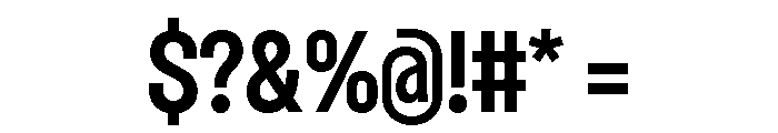 Dwight CondensedMedium Font OTHER CHARS