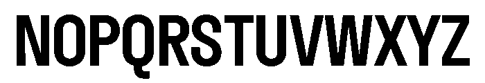 Dwight CondensedMedium Font UPPERCASE