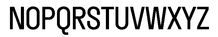 Dwight CondensedRegular Font UPPERCASE