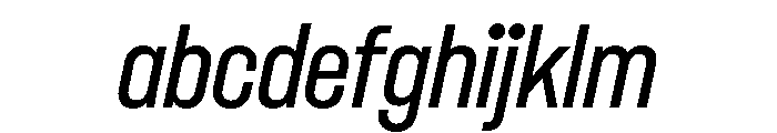 Dwight CondensedRegularItalic FONT