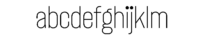 Dwight CondensedThin FONT