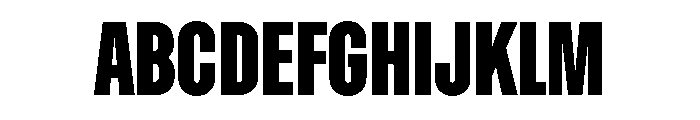 Dwight ExtraCondensedBold Font UPPERCASE