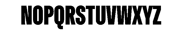 Dwight ExtraCondensedBold Font UPPERCASE
