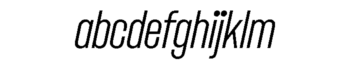 Dwight ExtraCondensedLightItalic FONT