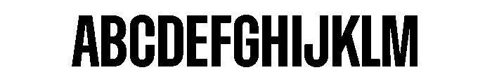 Dwight ExtraCondensedMedium Font UPPERCASE