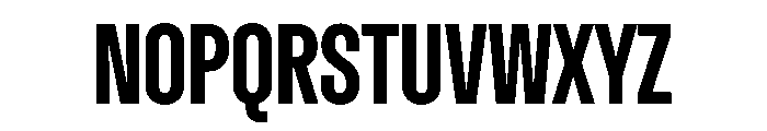 Dwight ExtraCondensedMedium Font UPPERCASE