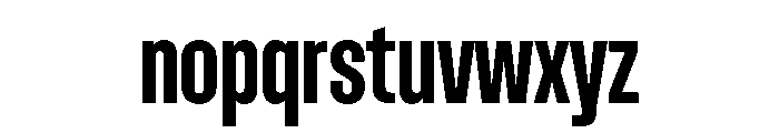 Dwight ExtraCondensedMedium Font LOWERCASE