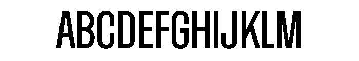 Dwight ExtraCondensedRegular Font UPPERCASE