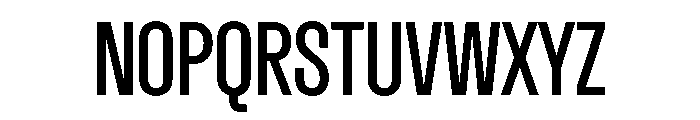 Dwight ExtraCondensedRegular Font UPPERCASE