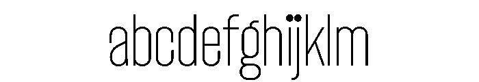 Dwight ExtraCondensedThin FONT