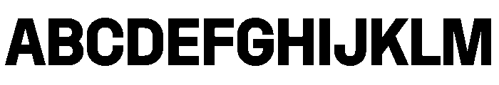 Dwight NarrowBold Font UPPERCASE