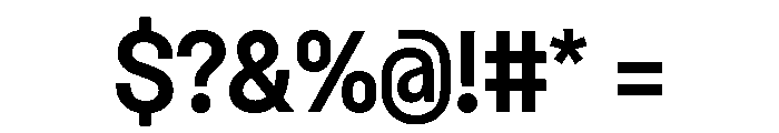 Dwight NarrowMedium Font OTHER CHARS