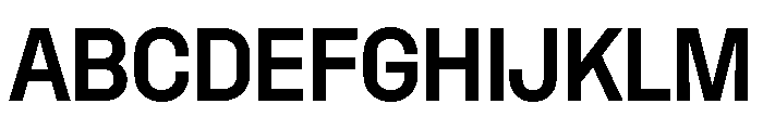 Dwight NarrowMedium Font UPPERCASE