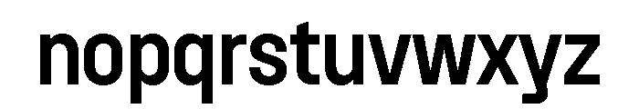 Dwight NarrowMedium Font LOWERCASE