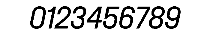 Dwight NarrowRegularItalic Font OTHER CHARS