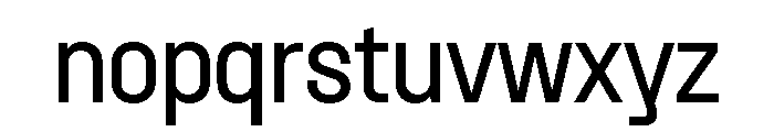 Dwight NarrowRegular Font LOWERCASE