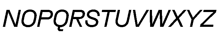 Dwight RegularItalic Font UPPERCASE