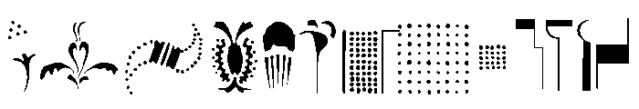 Dwiggins Extras Font UPPERCASE