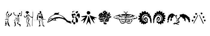 Dwiggins Extras Font LOWERCASE