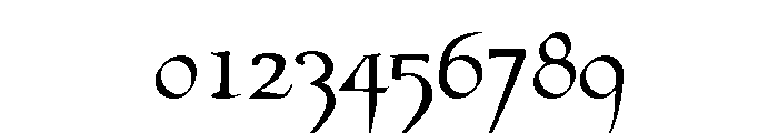 Dwiggins Uncial Font OTHER CHARS