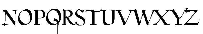 Dwiggins Uncial Font UPPERCASE