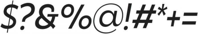 DX-Rigraf Medium Italic otf (500) Font OTHER CHARS