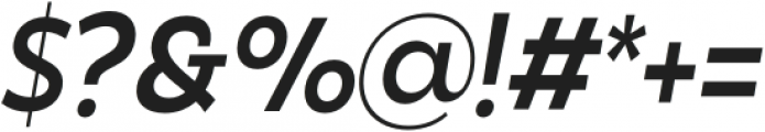 DX-Rigraf Semi Bold Italic otf (600) Font OTHER CHARS