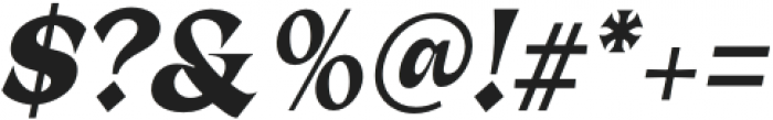 Dx Gaster Italic Extra Bold Italic otf (700) Font OTHER CHARS