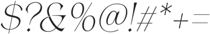 Dx Gaster Italic Thin Italic otf (100) Font OTHER CHARS