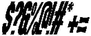 Dx Playhigh Condensed Italic otf (400) Font OTHER CHARS