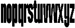 Dx Playhigh Condensed otf (400) Font LOWERCASE