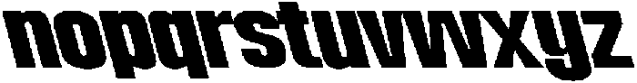 Dx Playhigh Extra Expanded Back otf (400) Font LOWERCASE