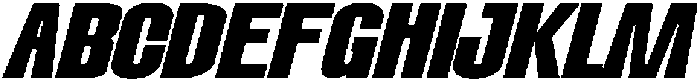 Dx Playhigh Extra Expanded Italic otf (400) Font