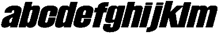 Dx Playhigh Extra Expanded Italic otf (400) FONT