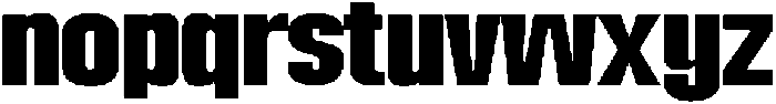 Dx Playhigh Extra Expanded otf (400) Font LOWERCASE