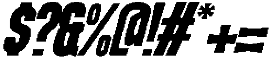 Dx Playhigh Italic otf (400) Font OTHER CHARS