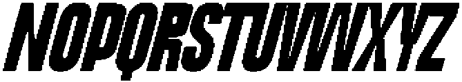 Dx Playhigh Italic otf (400) Font UPPERCASE