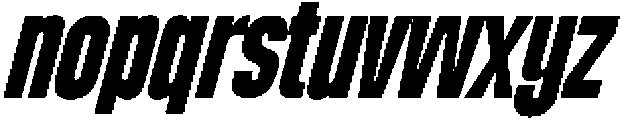Dx Playhigh Italic otf (400) Font LOWERCASE