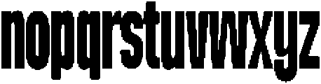 Dx Playhigh Semi Condensed otf (400) Font LOWERCASE