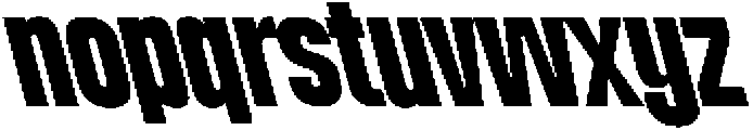 Dx Playhigh Semi Expanded Back otf (400) Font LOWERCASE