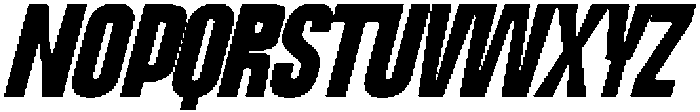 Dx Playhigh Semi Expanded Italic otf (400) Font UPPERCASE