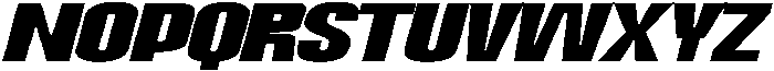 Dx Playhigh Ultra Expanded Italic otf (900) Font UPPERCASE
