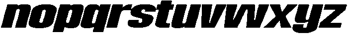 Dx Playhigh Ultra Expanded Italic otf (900) Font LOWERCASE