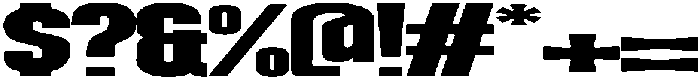 Dx Playhigh Ultra Expanded otf (900) Font OTHER CHARS