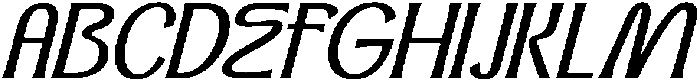 Dx Sillage Italic ttf (400) Font UPPERCASE