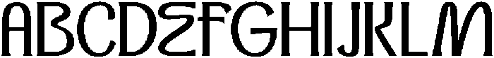 Dx Sillage Regular otf (400) Font UPPERCASE