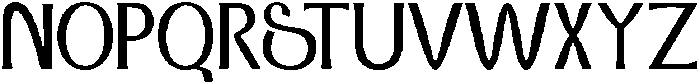 Dx Sillage Regular otf (400) Font UPPERCASE
