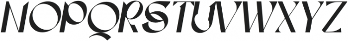 DxSitrus-Italic otf (400) Font UPPERCASE